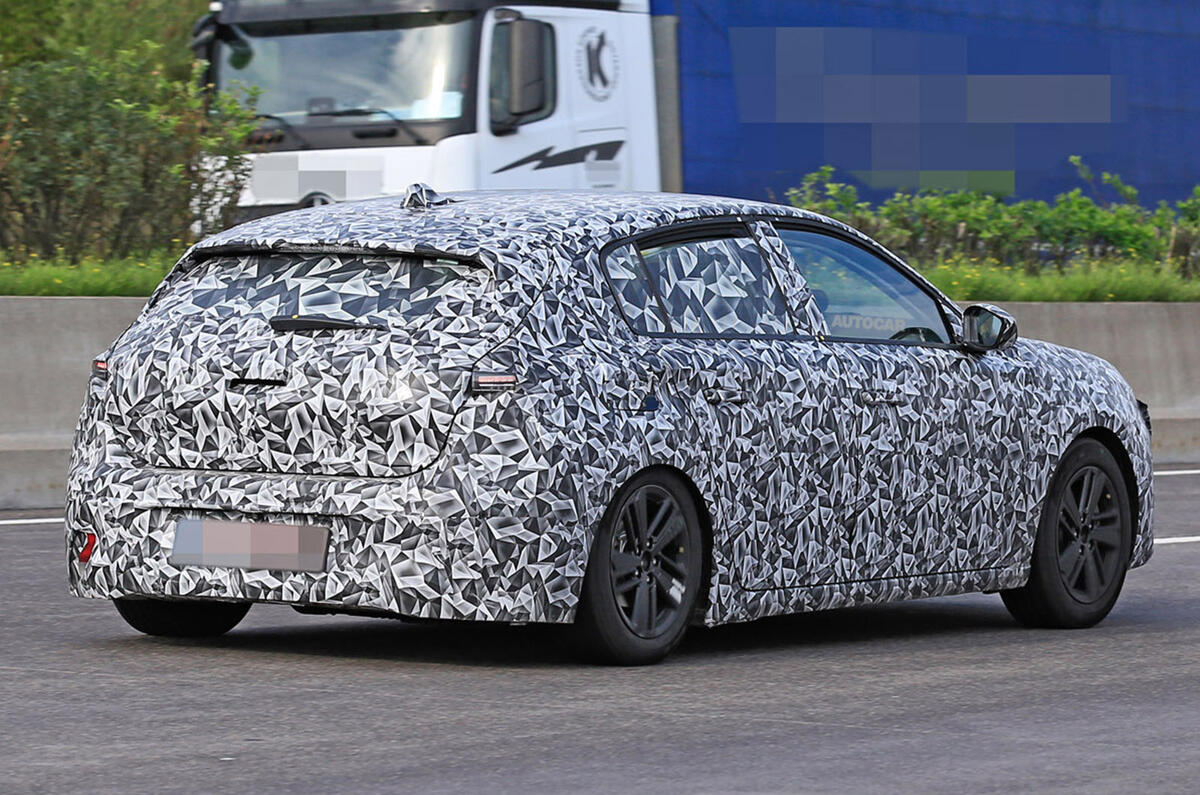 2022 Peugeot 308 prototype - rear 2022 Peugeot 308 prototype - rear