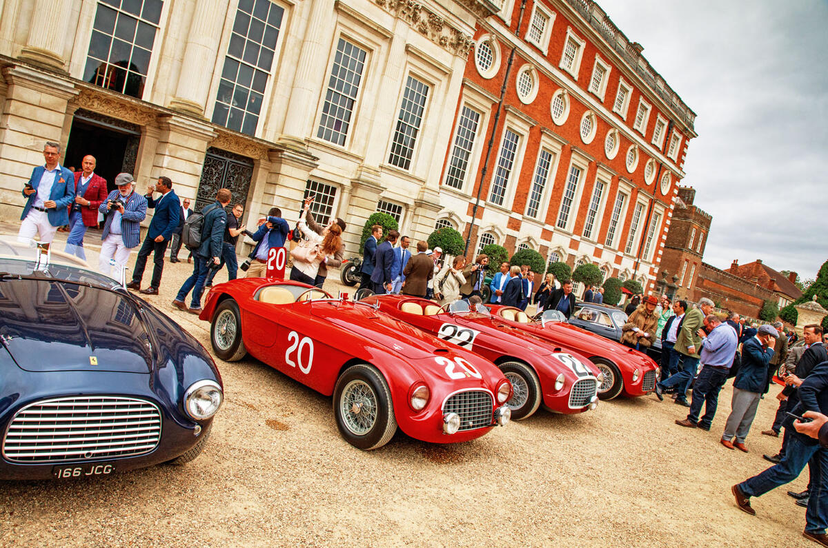 Go to a high-end car show... Go to a high-end car show...