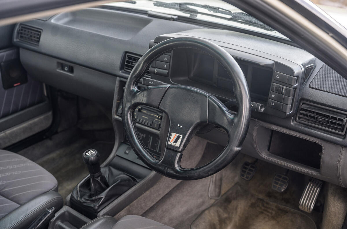 Audi Quattro - interior Audi Quattro - interior