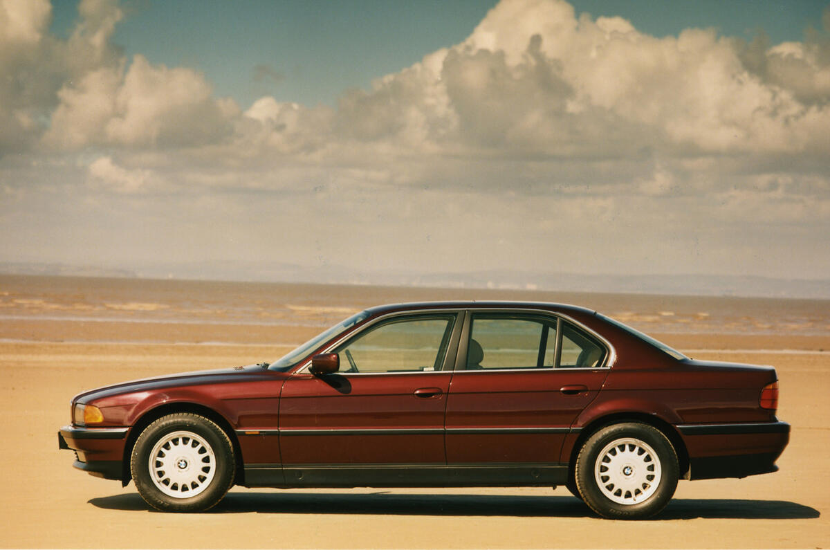 BMW 735i - static side BMW 735i - static side