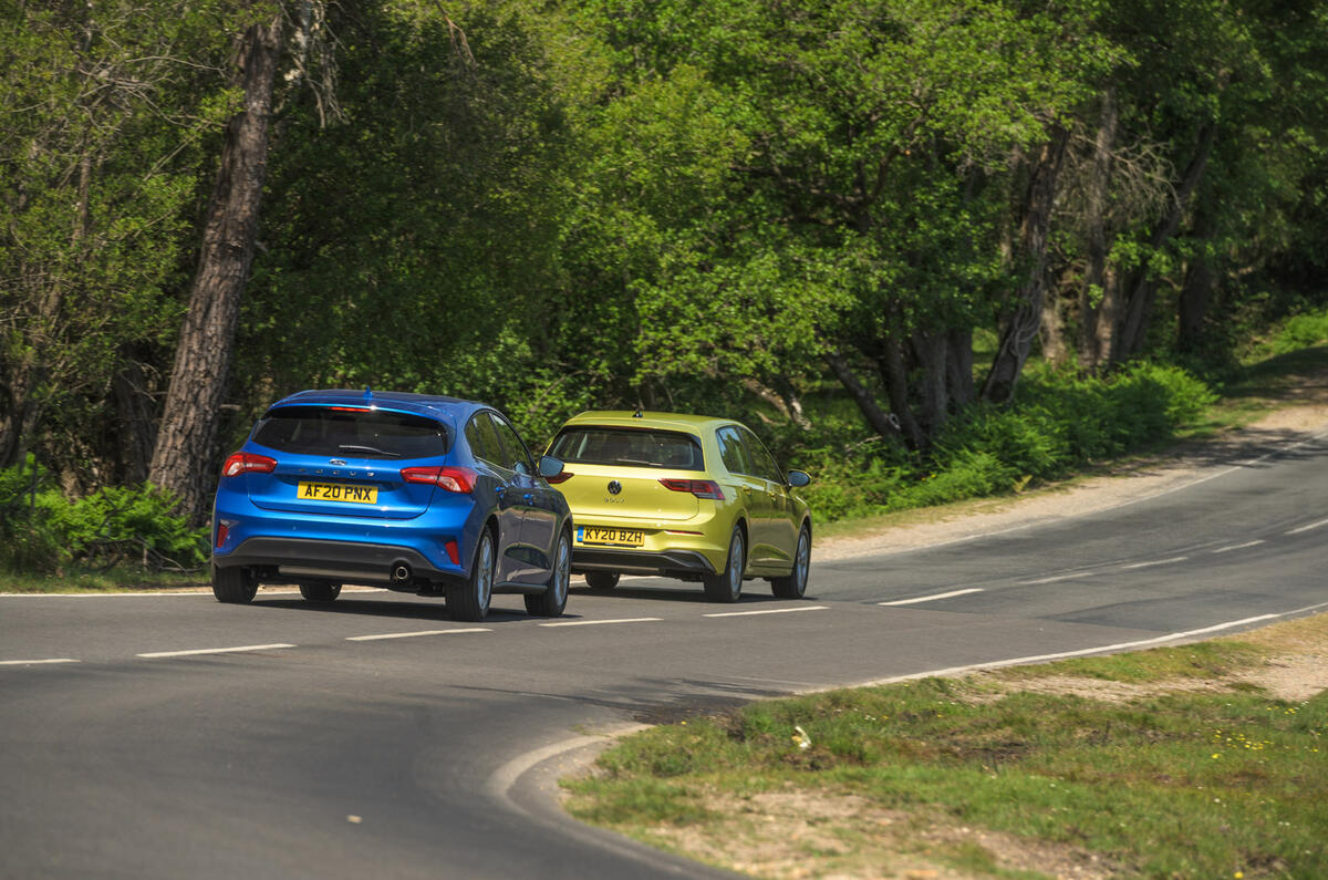 Focus and Golf - hero rear Focus and Golf - hero rear