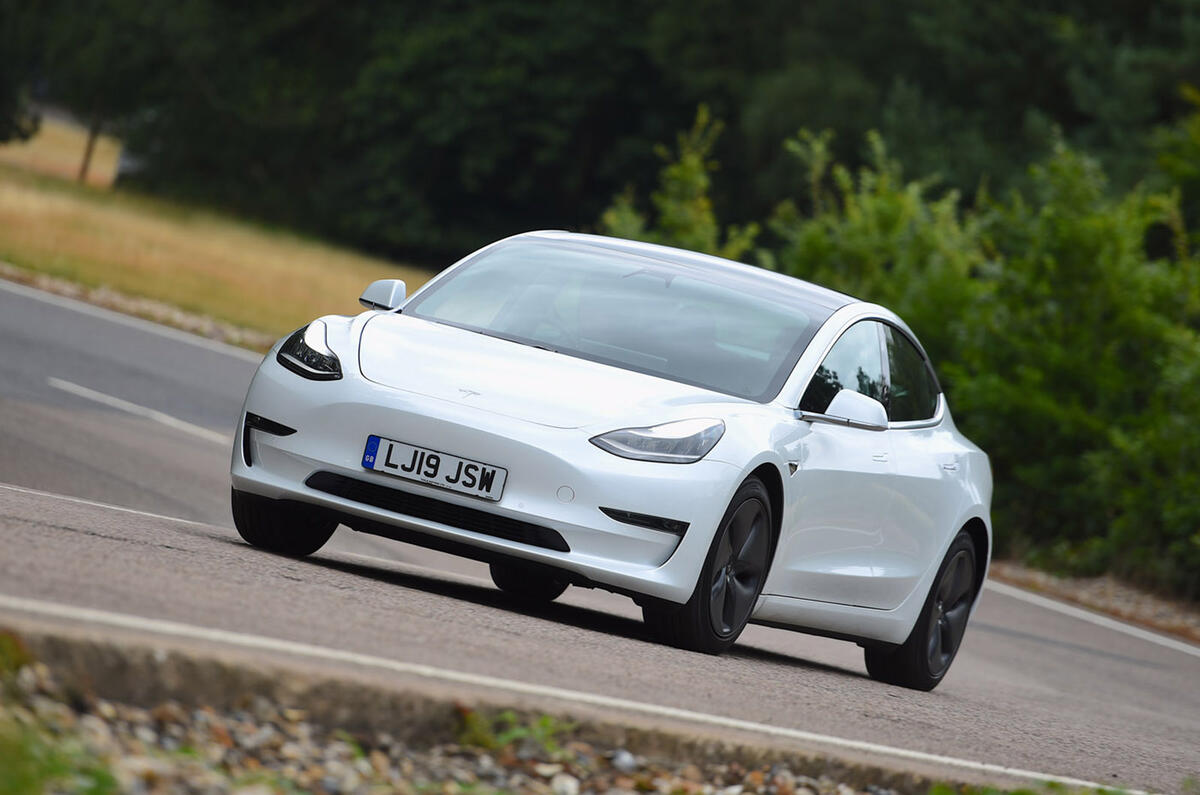 Tesla Model 3 - hero front