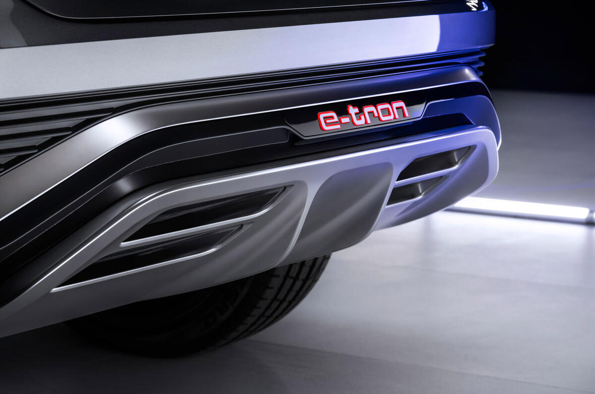 Audi Q4 E-tron - static rear Audi Q4 E-tron - static rear