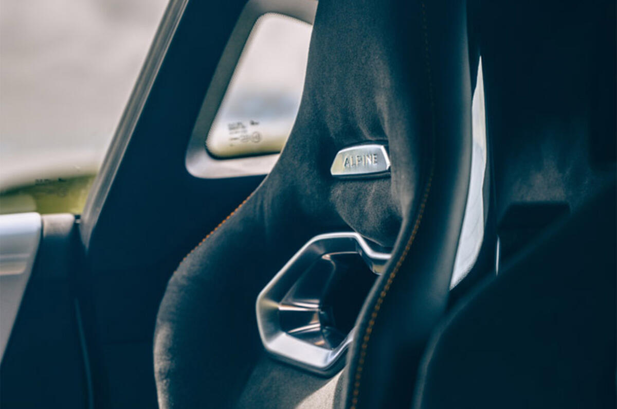 Alpine A110 S - interior Alpine A110 S - interior