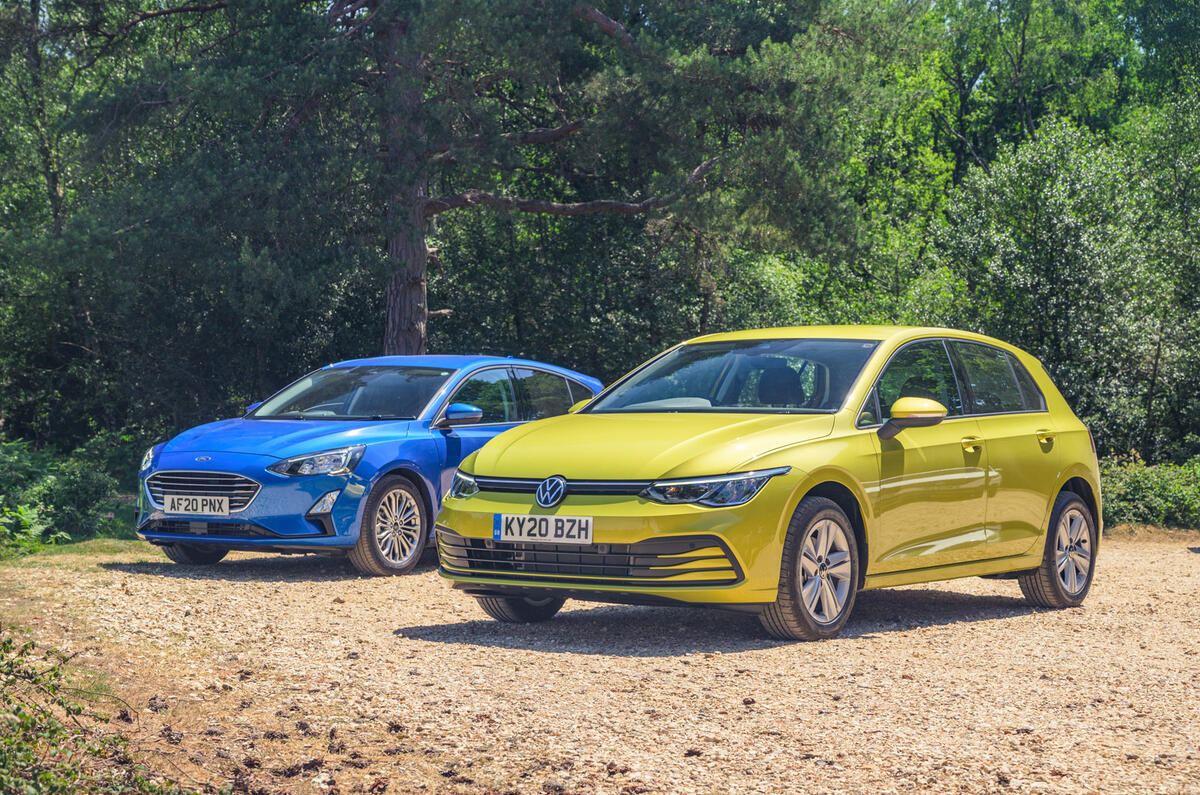 Focus and Golf - static front Focus and Golf - static front