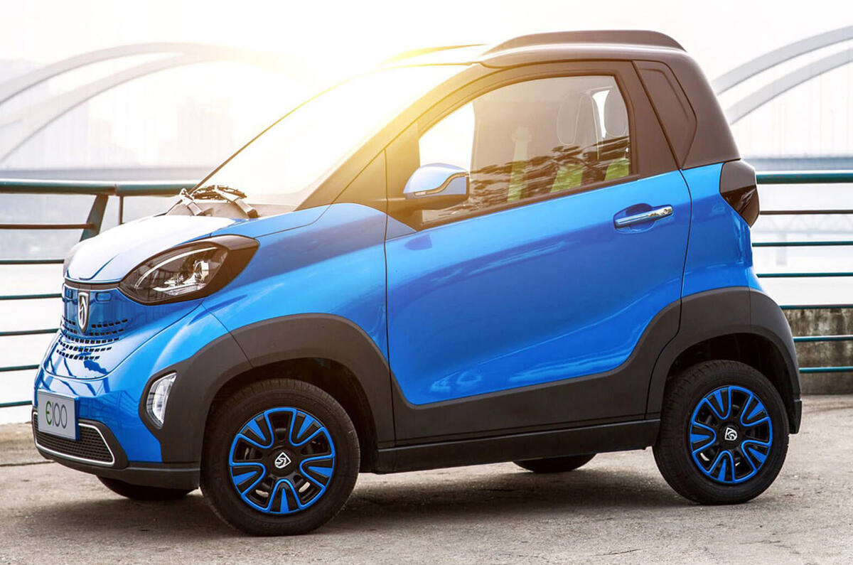 Baojun E100 - stationary side Baojun E100 - stationary side