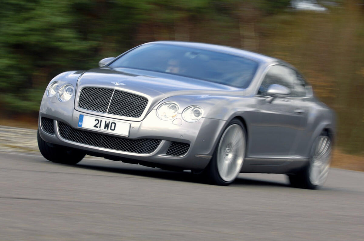 Bentley Continental GT 2005 - tracking front