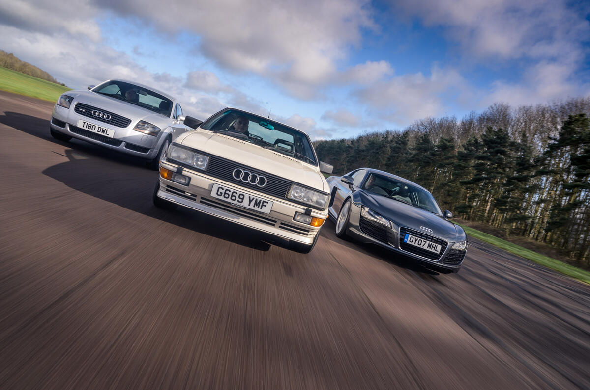 Audi Quattro - hero front Audi Quattro - hero front