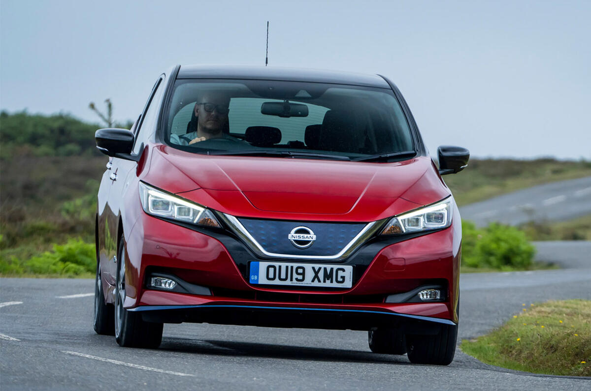 Nissan Leaf 2019 - hero front Nissan Leaf 2019 - hero front