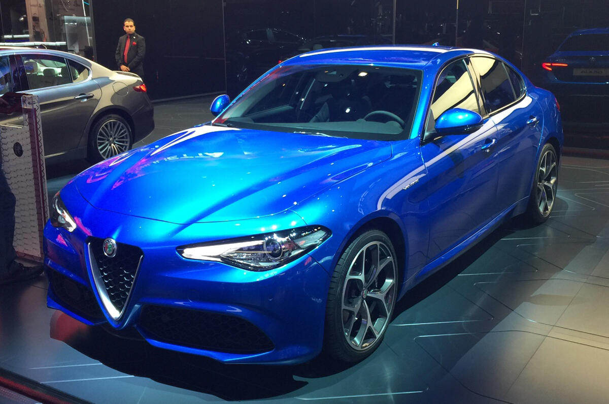 Alfa Romeo Giulia Veloce at the Paris motor show 2016 - show report and gallery