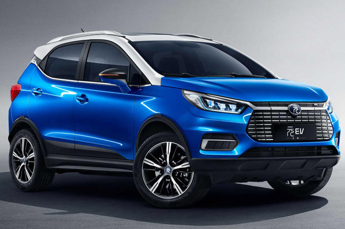 BYD Yuan - stationary front BYD Yuan - stationary front