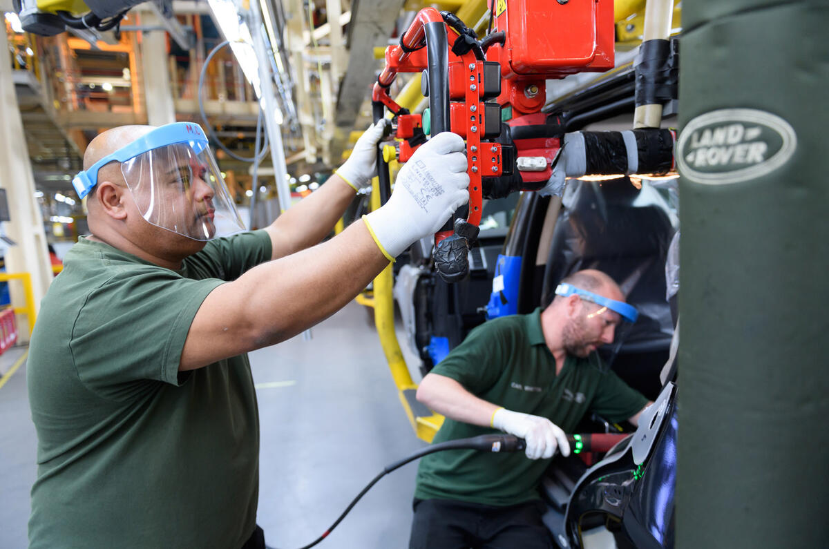 Land Rover construction