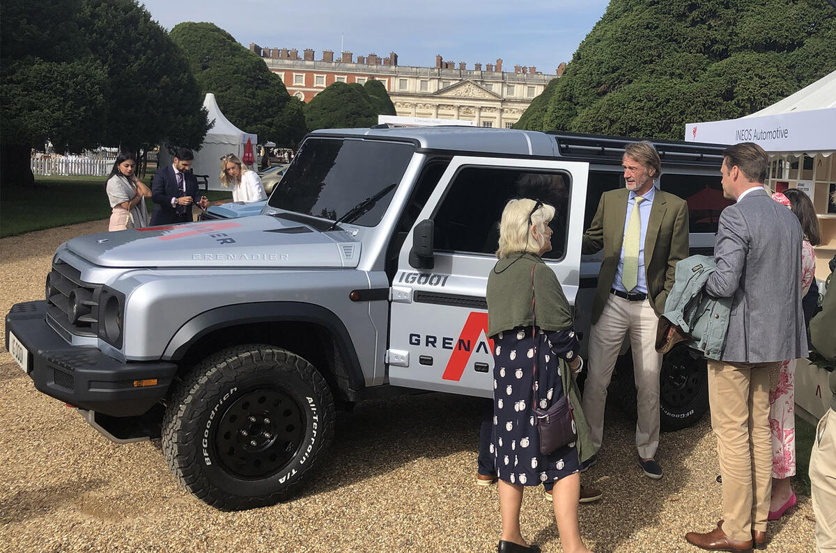Ineos Grenadier and Jim Ratcliffe Ineos Grenadier and Jim Ratcliffe