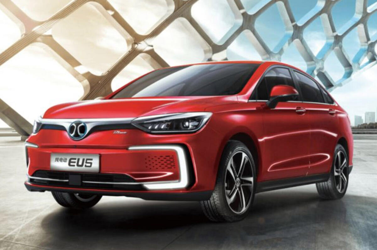 BAIC BJEV EU - stationary front