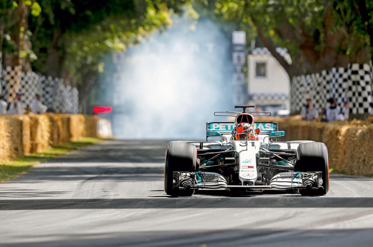 Esteban Ocon driving Esteban Ocon driving