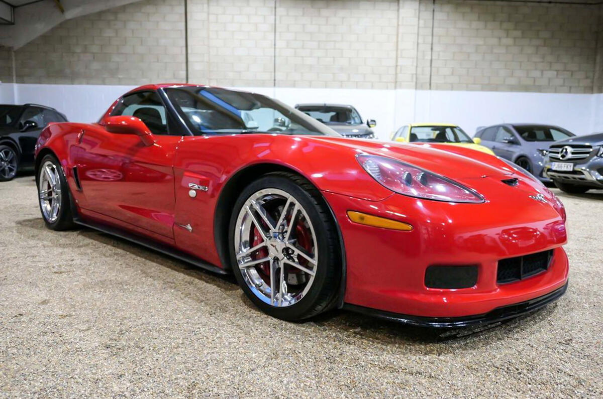 Chevrolet Corvette Z06 - stationary front Chevrolet Corvette Z06 - stationary front