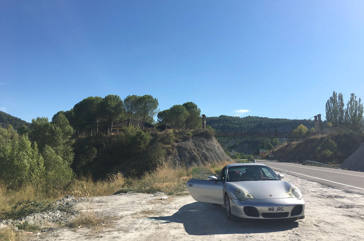 Scenic stop at Abizanda, Spain