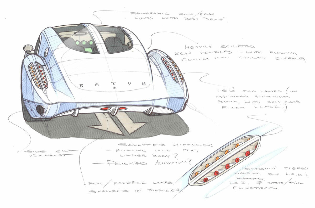 Eadon Green Black Cuillin V12 sports car revealed