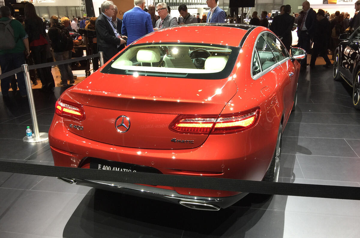 2017 Mercedes-Benz E-Class Coupe makes public debut in Detroit