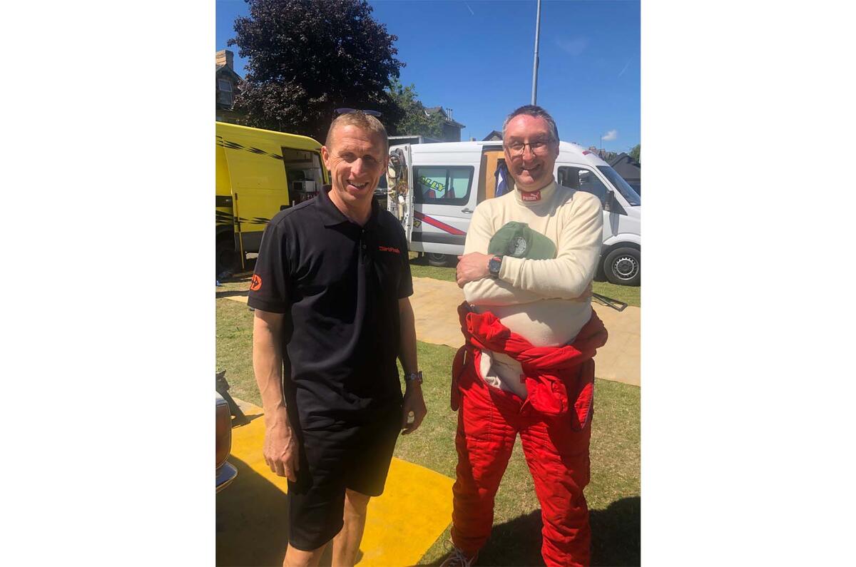 Alister McRae (left) with Iain Tullie (right) Alister McRae (left) with Iain Tullie (right)