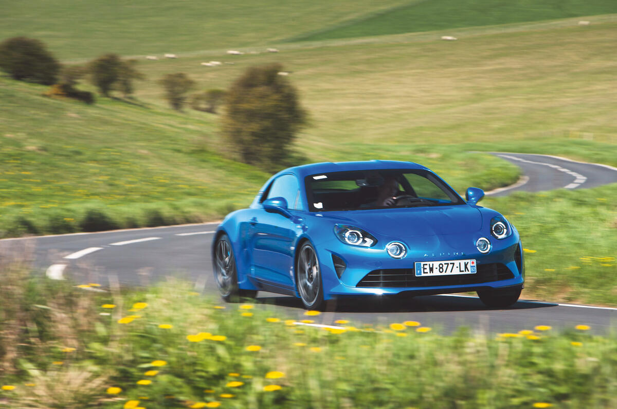 Alpine A110 - hero front Alpine A110 - hero front