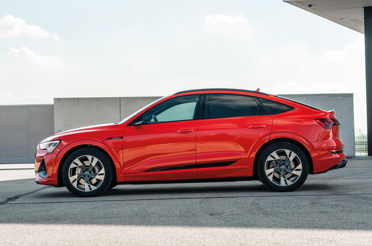 Audi E-tron Sportback - static side Audi E-tron Sportback - static side