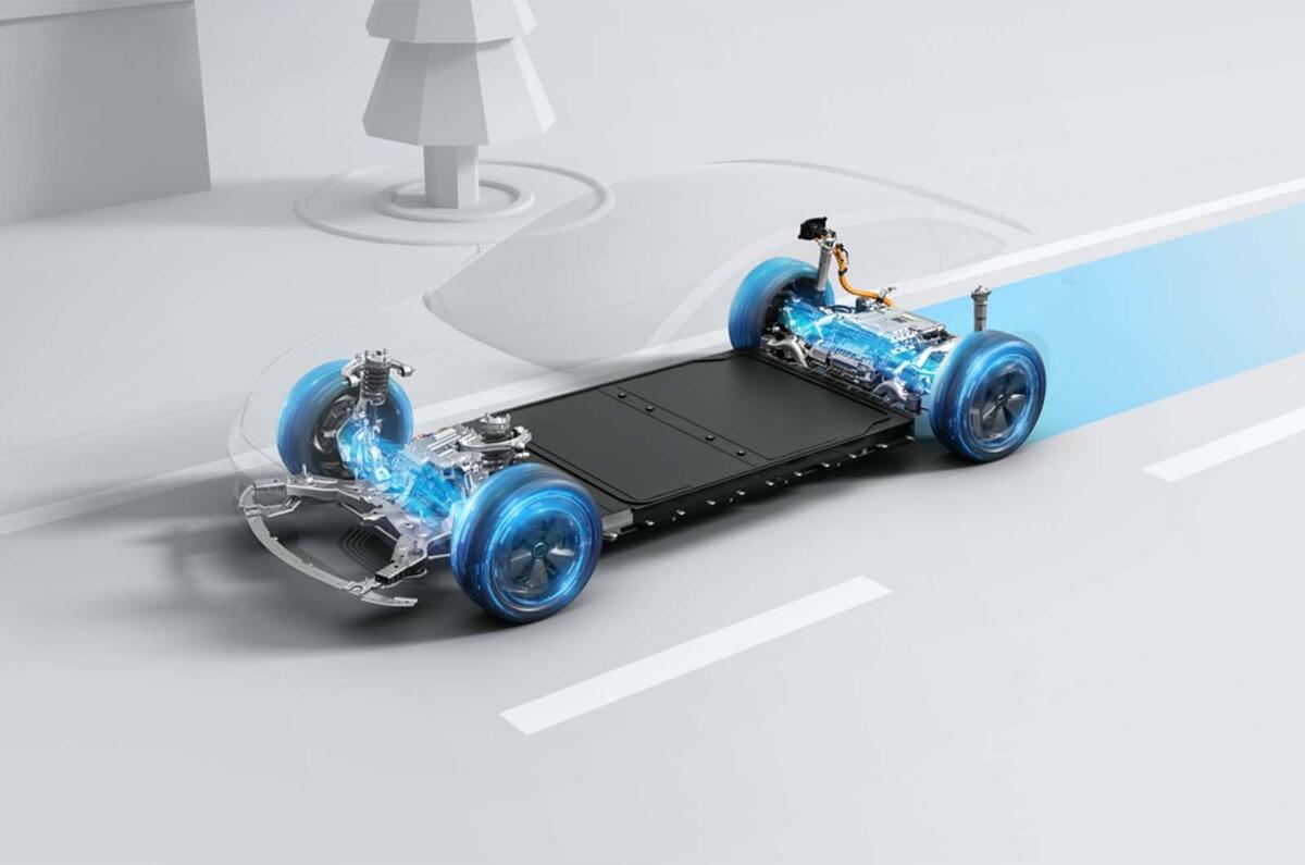 BYD Seal 2022 platform render BYD Seal 2022 platform render