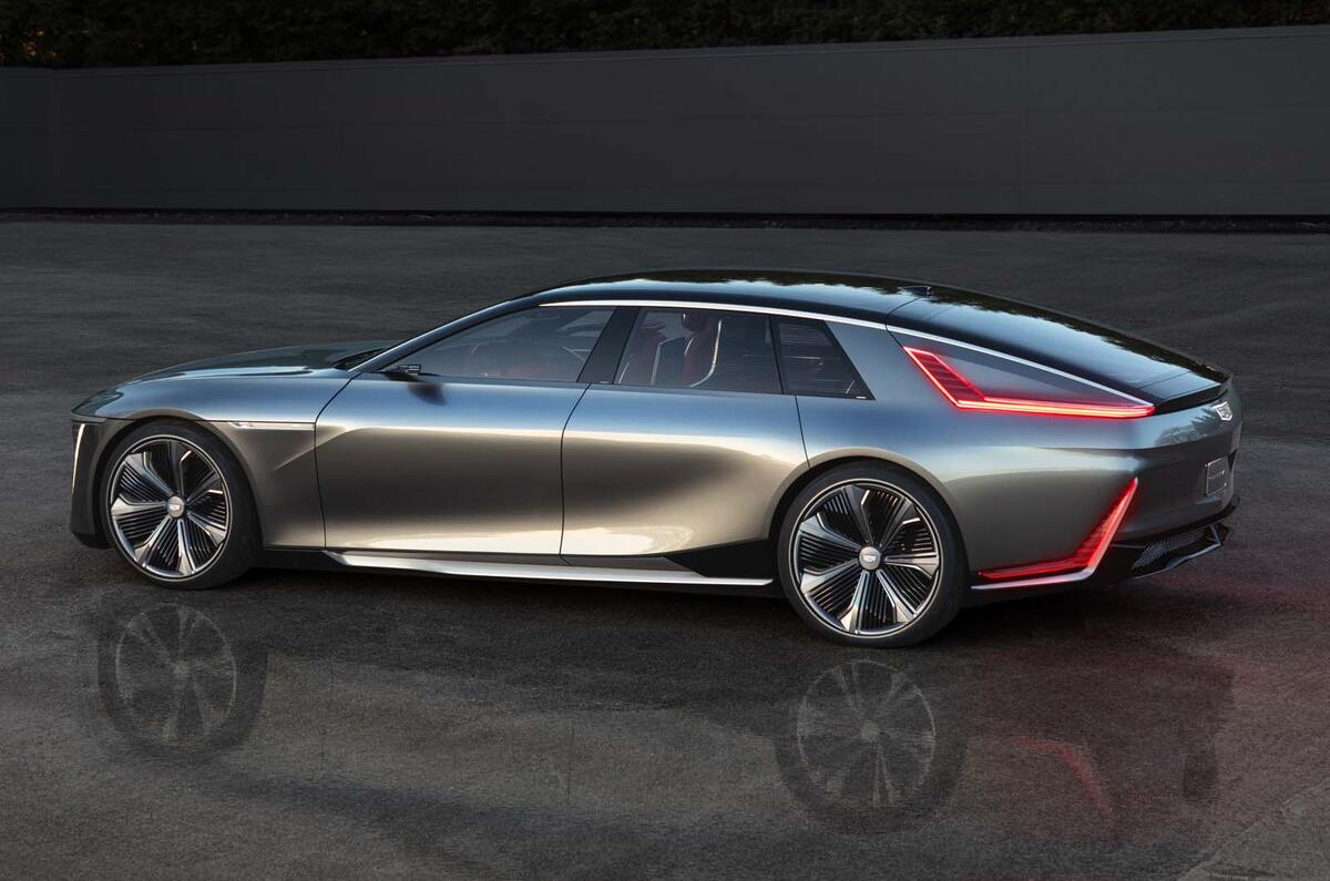 Cadillac Celestiq 2025 rear three-quarter static Cadillac Celestiq 2025 rear three-quarter static