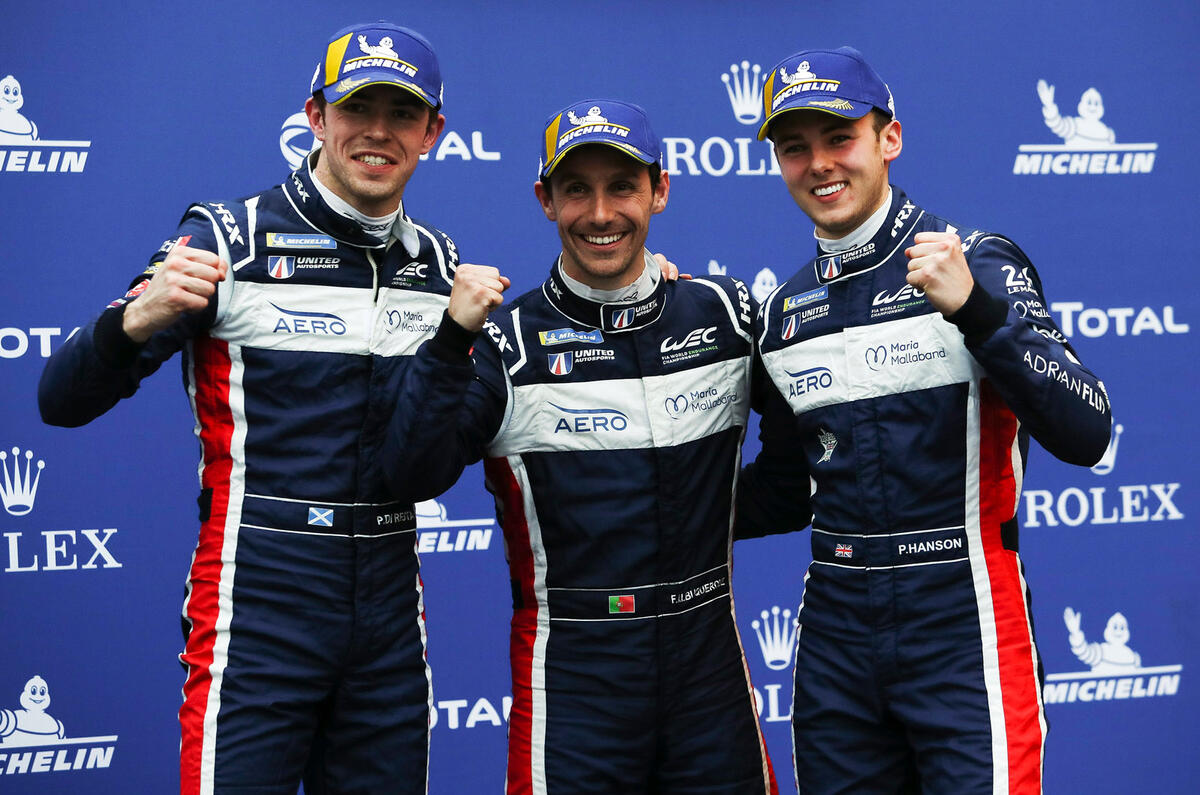 Di Resta, Albuquerque and Hanson
