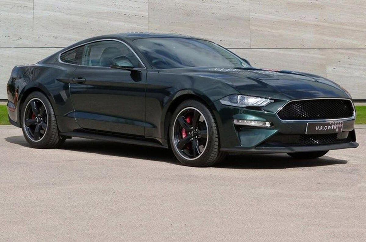 Ford Mustang - stationary side Ford Mustang - stationary side