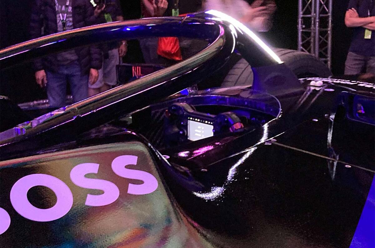 Formula E Gen3 2023 cockpit detail