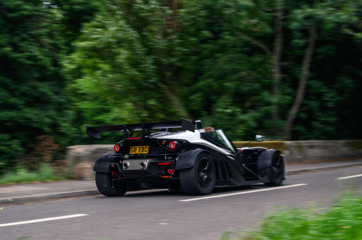 KTM Xbow Darkside developments demonstrator - hero rear KTM Xbow Darkside developments demonstrator - hero rear