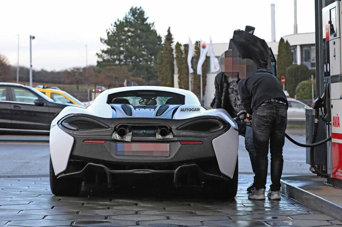 McLaren Sports Series Hybrid prototype rear far