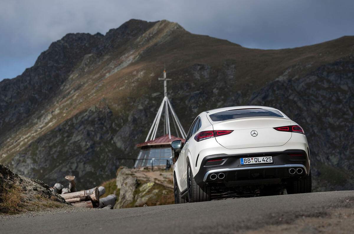 Mercedes-AMG GLE 53 prototype ride - static rear