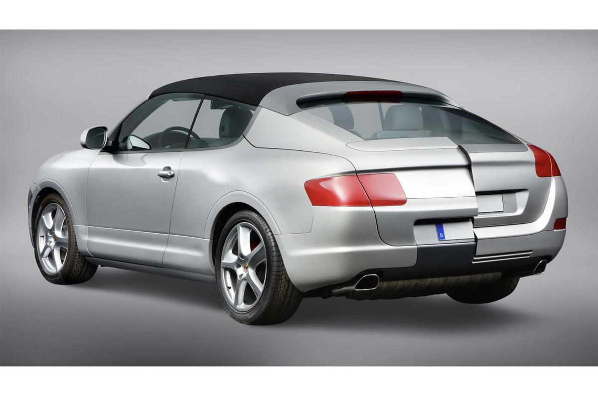 Porsche Cayenne Convertible 2002 rear static Porsche Cayenne Convertible 2002 rear static