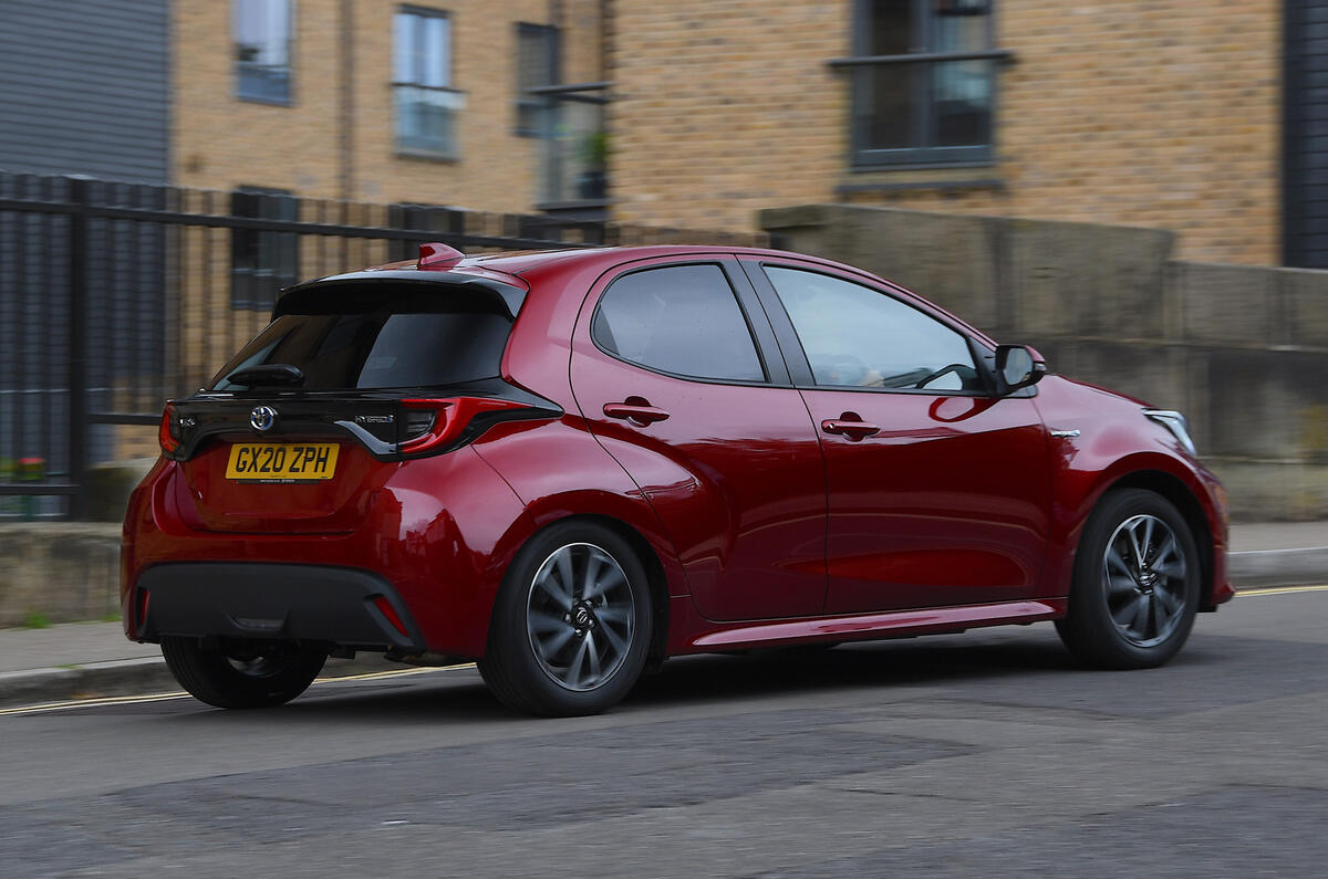 Autocar writers car of 2020: Toyota Yaris - rear