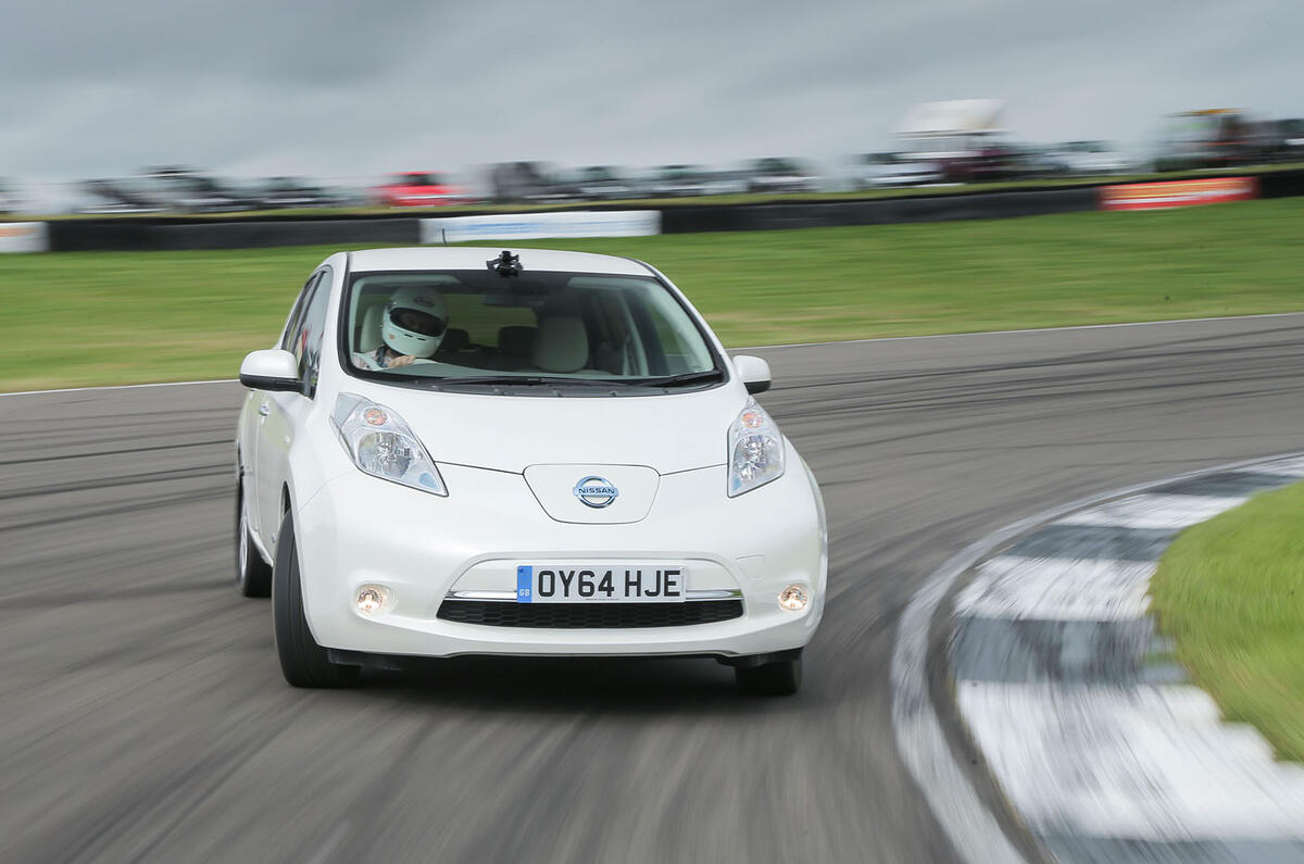 Drift a Nissan Leaf