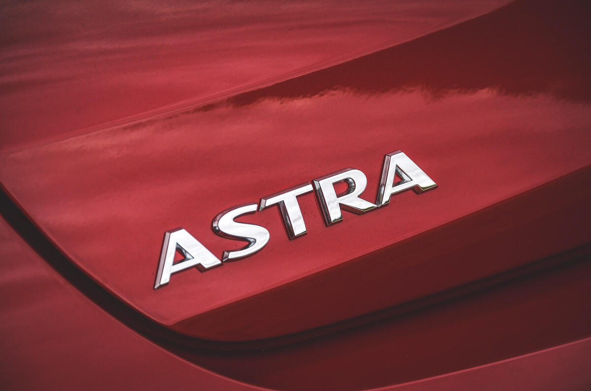 Vauxhall Astra - rear Vauxhall Astra - rear