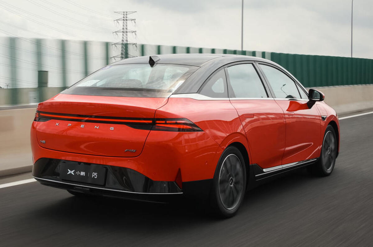 3 xpeng p5 2021 first drive review hero rear