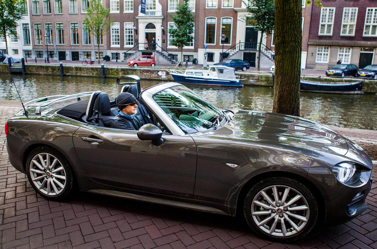 Fiat 124 Spider heads to the Arctic Circle