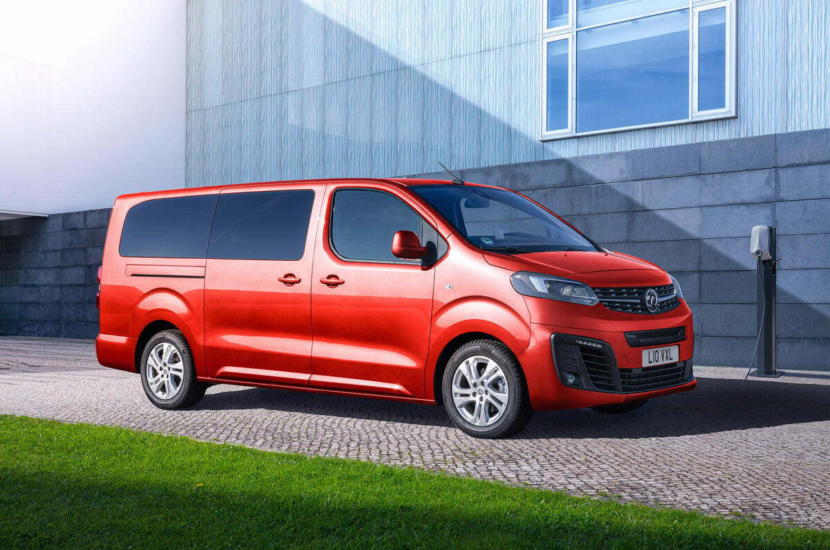 Vauxhall Vivaro-e Life 2020 - press pics Vauxhall Vivaro-e Life 2020 - press pics