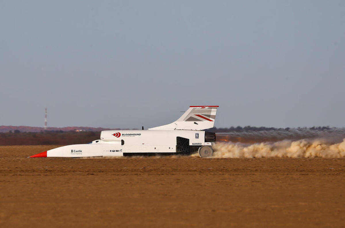 Bloodhound SSC at Hakskeen Pan