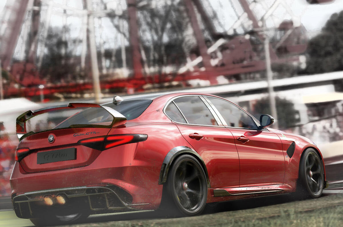 Alfa Romeo Giulia GTA 2020 - tracking rear