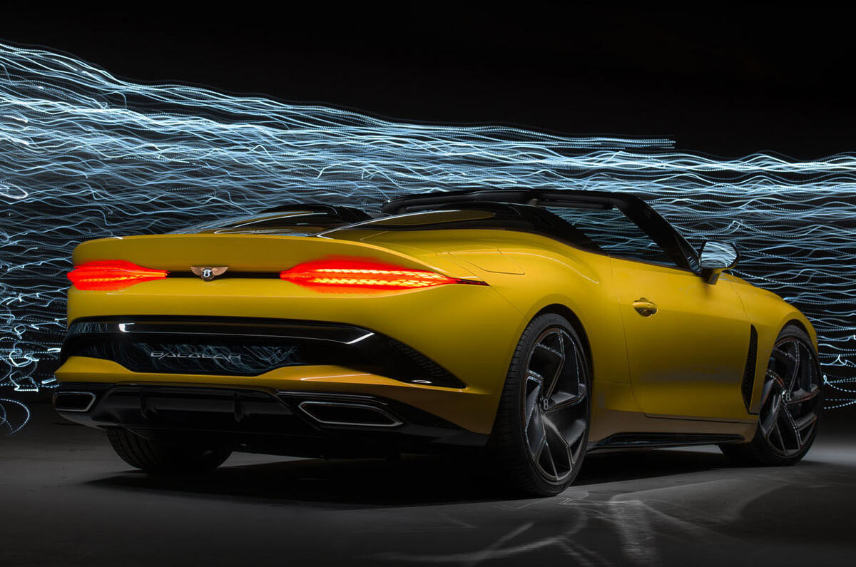 Bentley Bacalar 2020 - stationary rear Bentley Bacalar 2020 - stationary rear