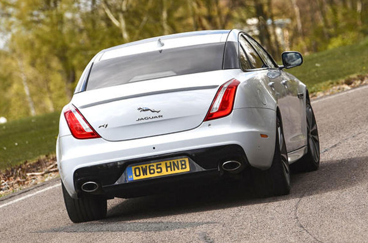 Jaguar XJ - tracking rear Jaguar XJ - tracking rear