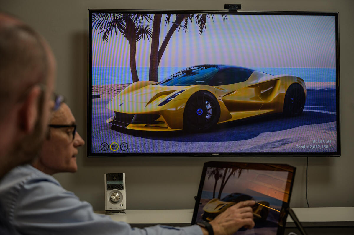 Lotus Evija configurator 2020 - static front Lotus Evija configurator 2020 - static front