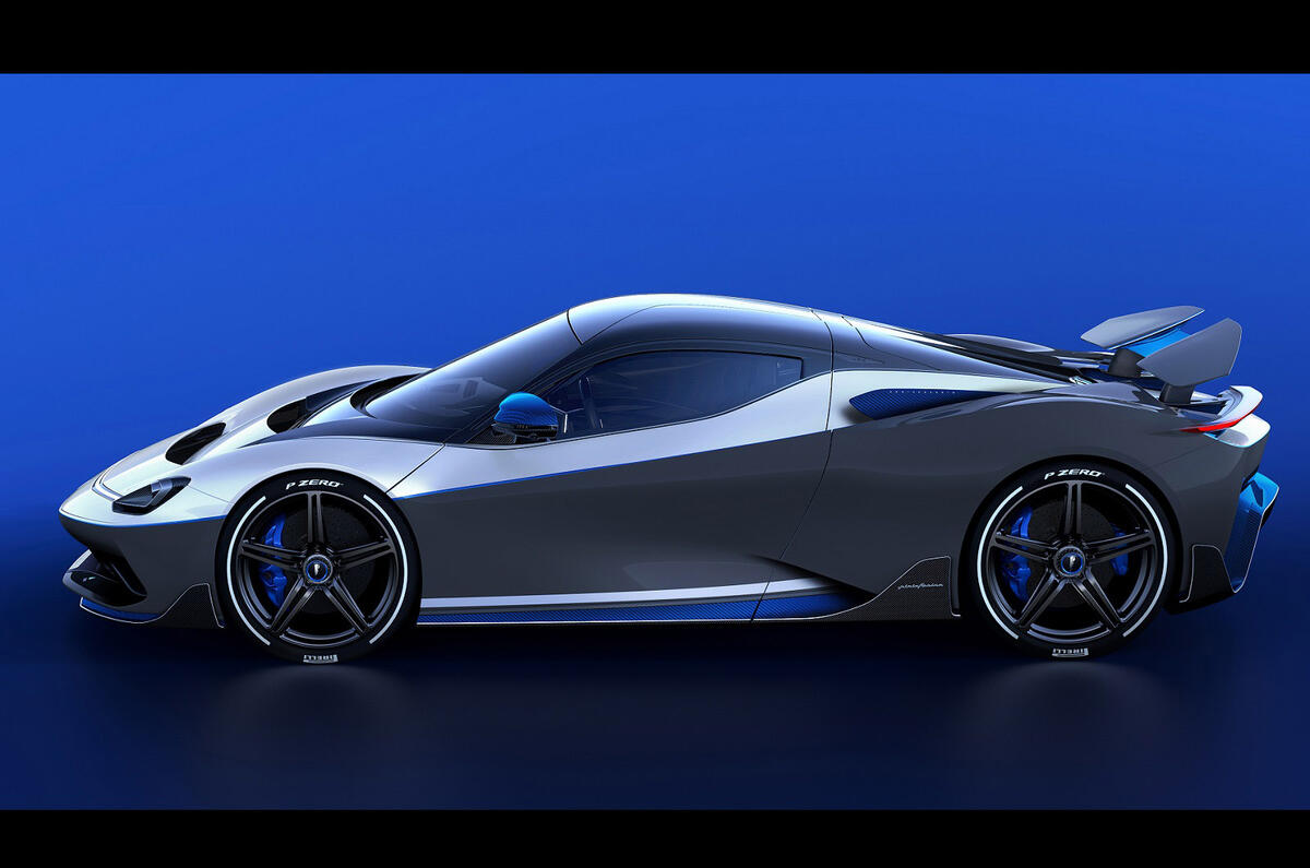 Pininfarina Battista Anniversario 2020 - stationary side