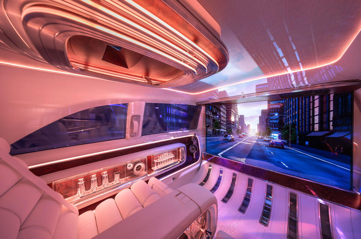34 Mercedes Vision V interior rear 34 Mercedes Vision V interior rear