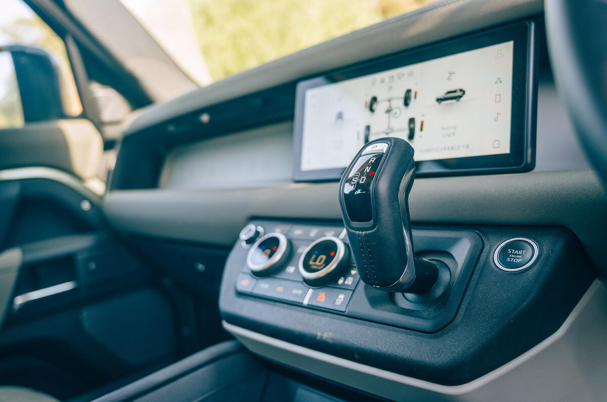 Land Rover Defender - interior Land Rover Defender - interior