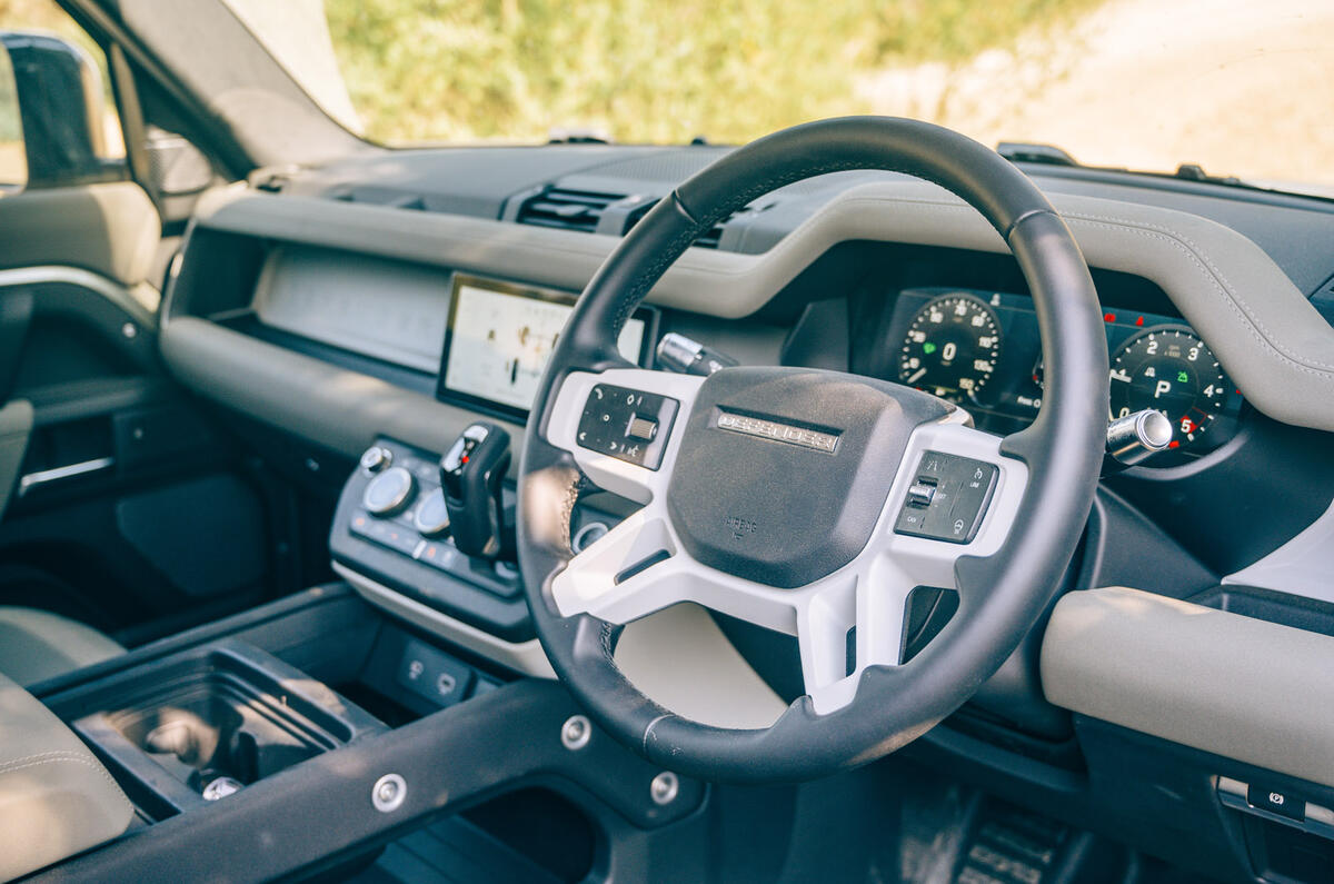 Land Rover Defender - interior Land Rover Defender - interior